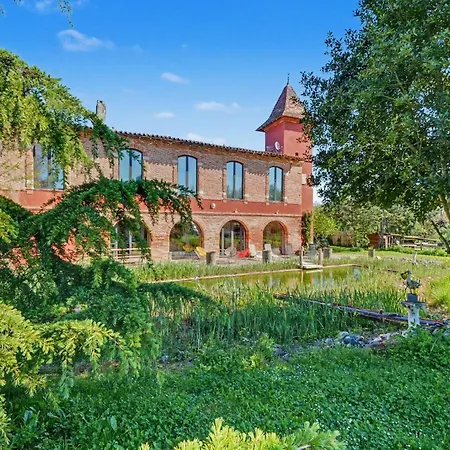 Chateau Fourclins Domaine Privatif 4 Personnes Parc Et Bassin Naturel Proche De Toulouse *