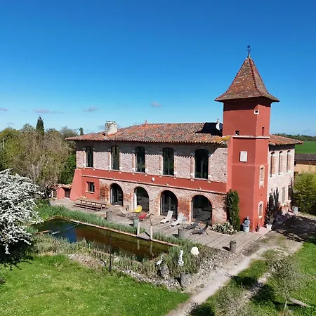 Chateau Fourclins Domaine Privatif 4 Personnes Parc Et Bassin Naturel Proche De Toulouse *